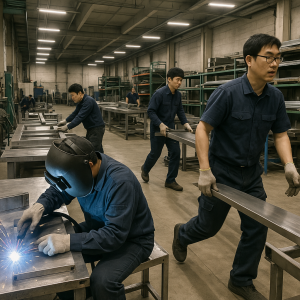 검단산업단지-그레이팅 공장-용접사 하루 후기