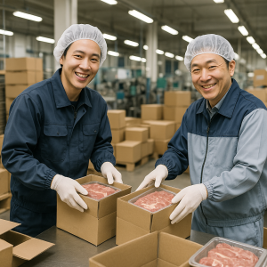 학운리 육가공업체에서의 하루