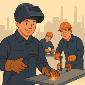 철공장에서 그라인더 작업 후기