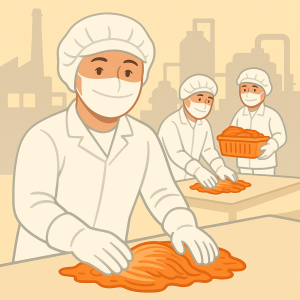 김치공장에서 작업 후기